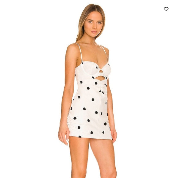 For Love and Lemons Abigail Mini Dress Size S NWT - Picture 6 of 7